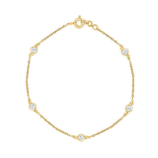 Station Silver Bracelet for Women - Adila Jewels