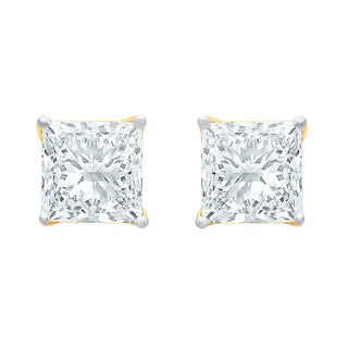 Princess Cut earrings for women - Maya | Adila Jewels