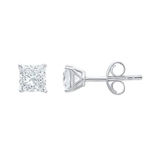 Princess Cut earrings for women - Maya | Adila Jewels