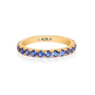 Blueberry Pop Band - Silver Rings for Women  | Adila Jewels