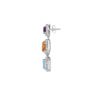 Multi-stone Earrings for women - Soleia | Adila Jewels