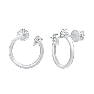Pear earrings for Women - Ishya | Adila Jewels