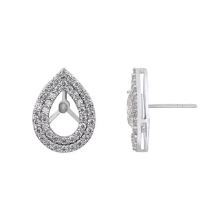 Pear shape earrings for women - Trillia | Adila Jewels