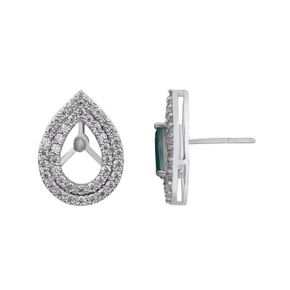 Pear shape earrings for women - Trillia | Adila Jewels