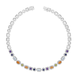 Soleia Multi Stone Necklaces for women | Adila Jewels