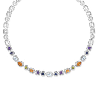 Soleia Multi Stone Necklaces for women | Adila Jewels