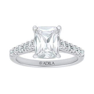 The Cathedral Radiant Ring in 925 Sterling Silver Ring for Women - Adila Jewels