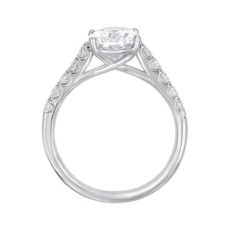 The Cathedral Oval Ring with in 925 Sterling Silver Ring Price - Adila Jewels