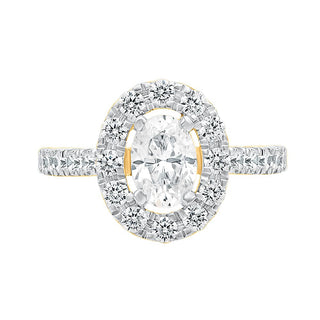 The Halo Oval Ring in 925 Sterling Silver Ring Price - Adila Jewels