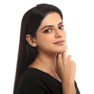 Trio Earrings for women - Elora | Adila Jewels