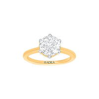 The Classic Round 2ct Moissanite Solitaire Ring