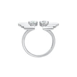 Soul to Soul Round Cut Solitaire Moissanite Ring