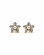 Nazia Pearl Halo Earrings