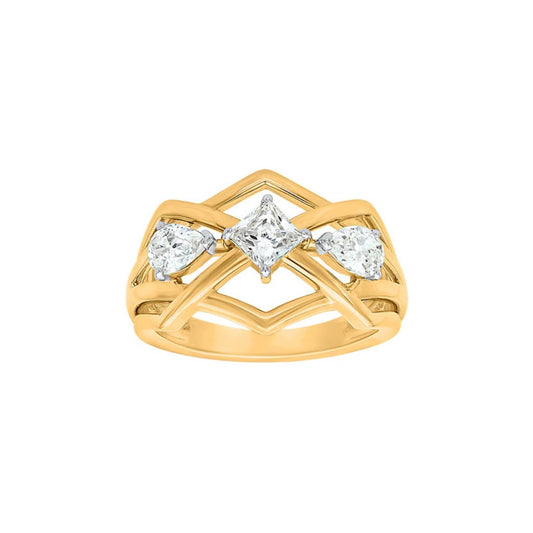 Twilight Multi-Shape Moissanite Ring