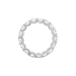 Inara Oval Moissanite Eternity Band