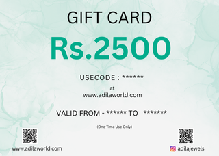 Adila Gift Card — ₹2,500