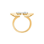 Soul to Soul Round Cut Solitaire Moissanite Ring
