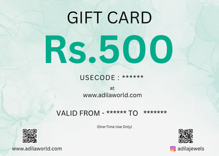 Adila Gift Card — ₹500