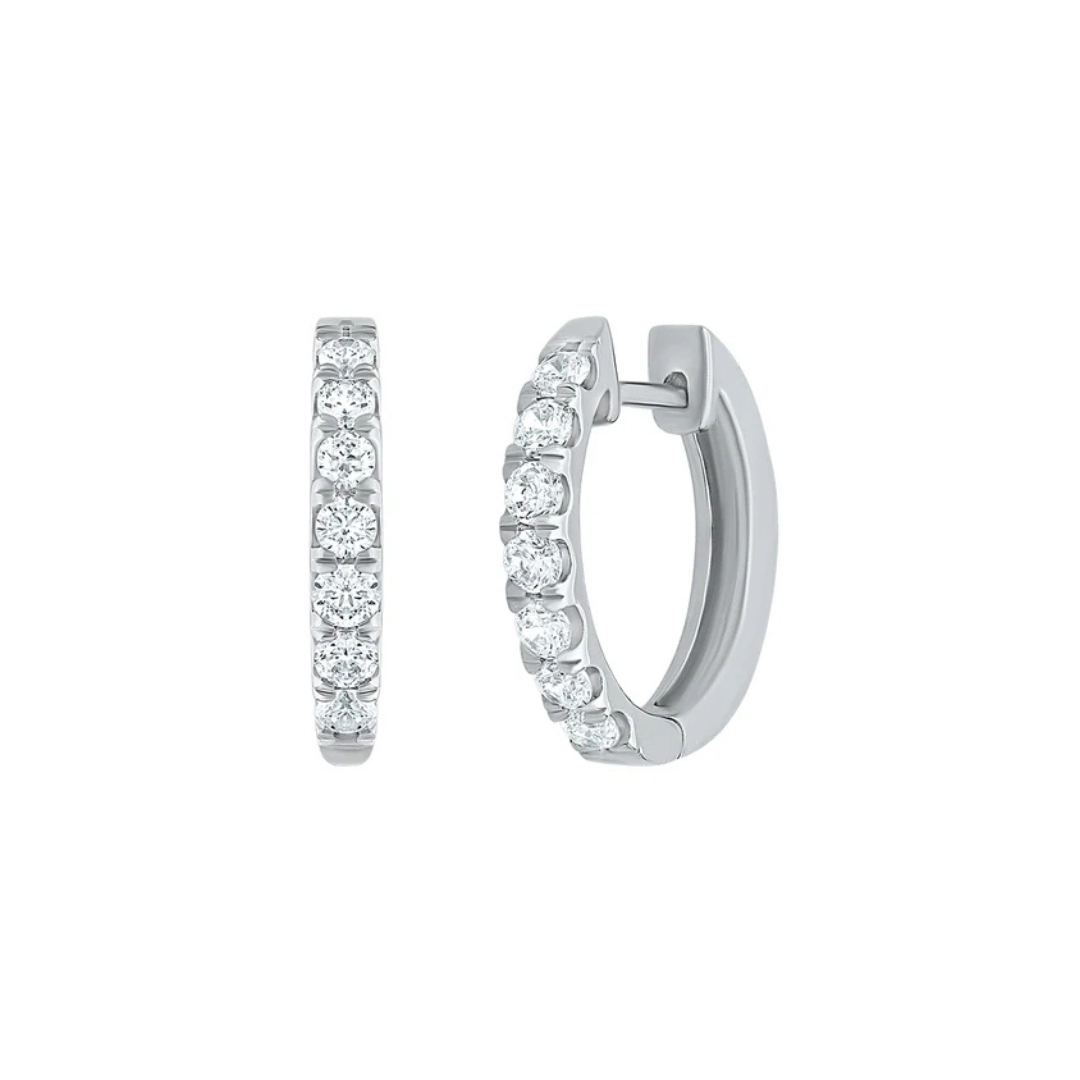 Naira 1.00 Carat Huggie Hoops