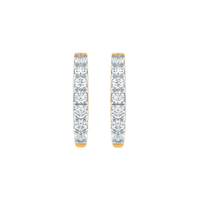 Naira 1.00 Carat Huggie Hoops