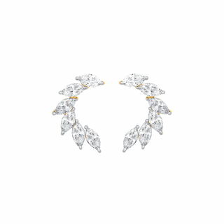 Sira Marquise Moissanite Earrings