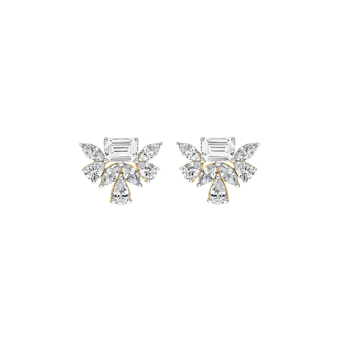Vivienne Multi-Shape Moissanite Stud Earrings