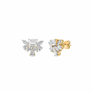 Vivienne Multi-Shape Moissanite Stud Earrings