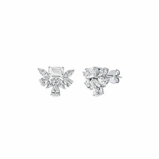Vivienne Multi-Shape Moissanite Stud Earrings