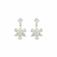 Nyra Blossom Moissanite Earrings