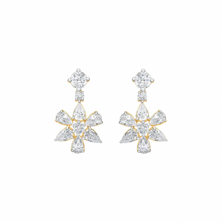 Nyra Blossom Moissanite Earrings