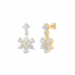Nyra Blossom Moissanite Earrings