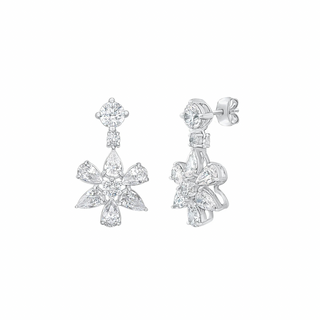 Nyra Blossom Moissanite Earrings