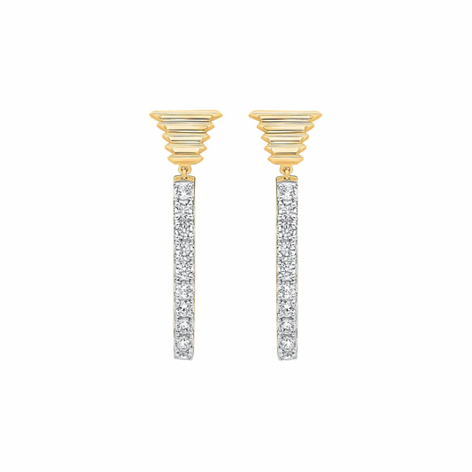 Taru Ikat Hoop Earrings