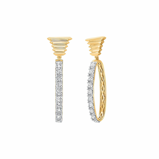 Taru Ikat Hoop Earrings