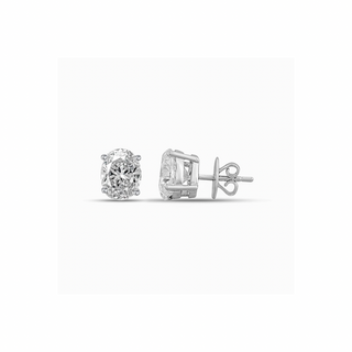 Riva Oval Cut 4.00 cts Stud Earrings