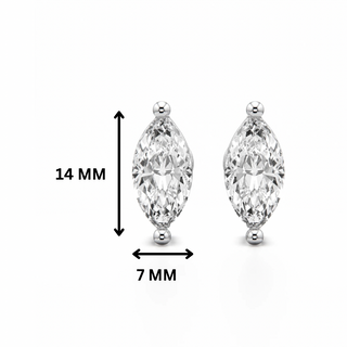 Zina 4.50 Carat Zina Stud Moissanite Earrings