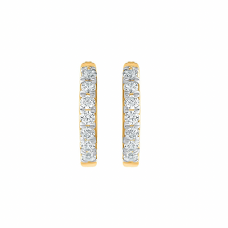 Naira 1/2 Carat Huggie Hoops