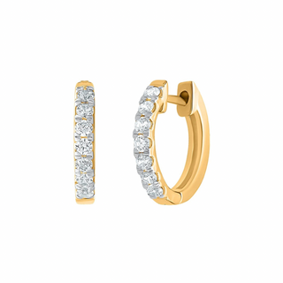 Naira 1/2 Carat Huggie Hoops