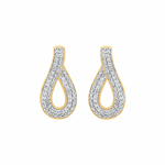 Reina Dual Row Moissanite Hoop Earrings