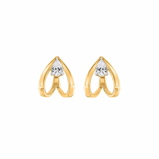 Inaaya Pear Moissanite Earrings