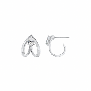 Inaaya Pear Moissanite Earrings