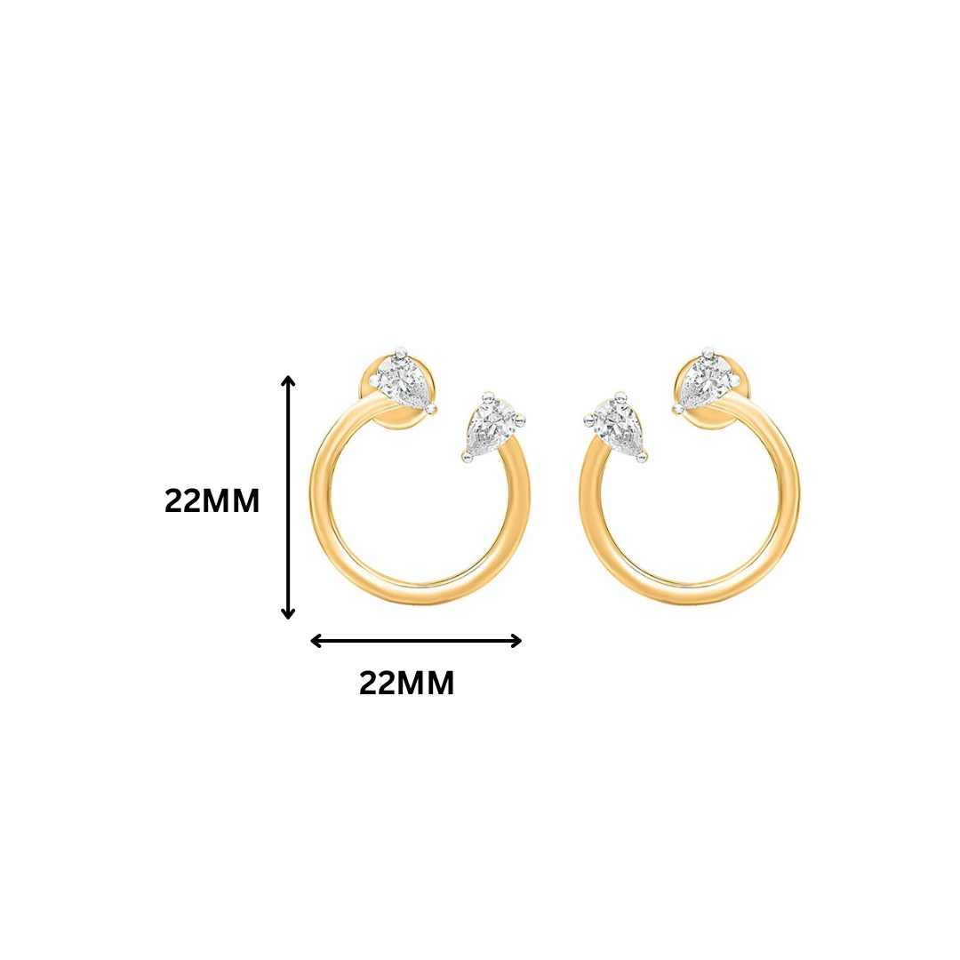 Ishya Soul to Soul Moissanite Earrings