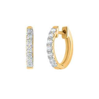 Naira 3/4 Carat Huggie Hoops