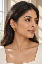 Naira 3/4 Carat Huggie Earrings