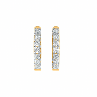 Naira 3/4 Carat Huggie Hoops