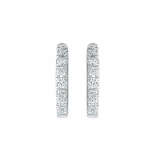 Naira 3/4 Carat Huggie Hoops