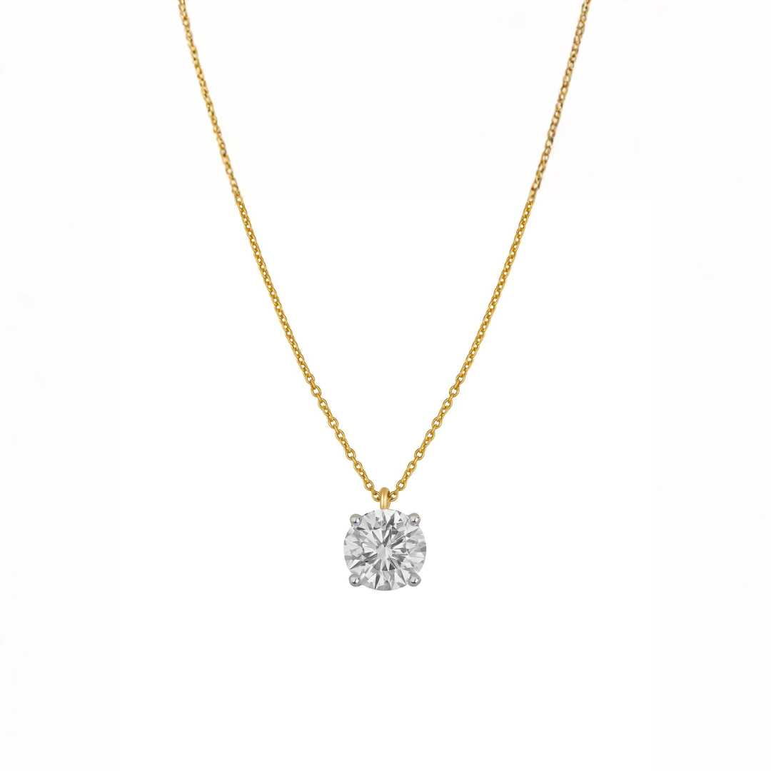 Tara 1ct Solitaire Necklace