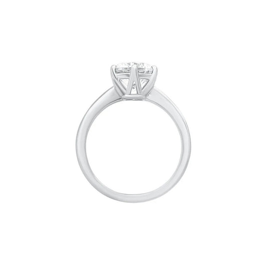 The Classic Round 2ct Moissanite Solitaire Ring