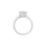 The Classic Round 2ct Moissanite Solitaire Ring
