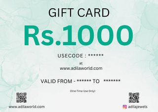 Adila Gift Card — ₹1,000